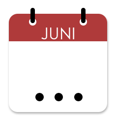 kalender med texten 'Juni ...'